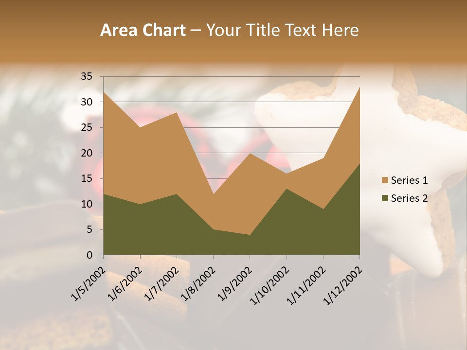Dominostein Frohes Kekse PowerPoint Template