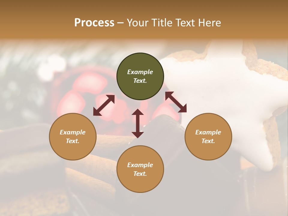 Dominostein Frohes Kekse PowerPoint Template