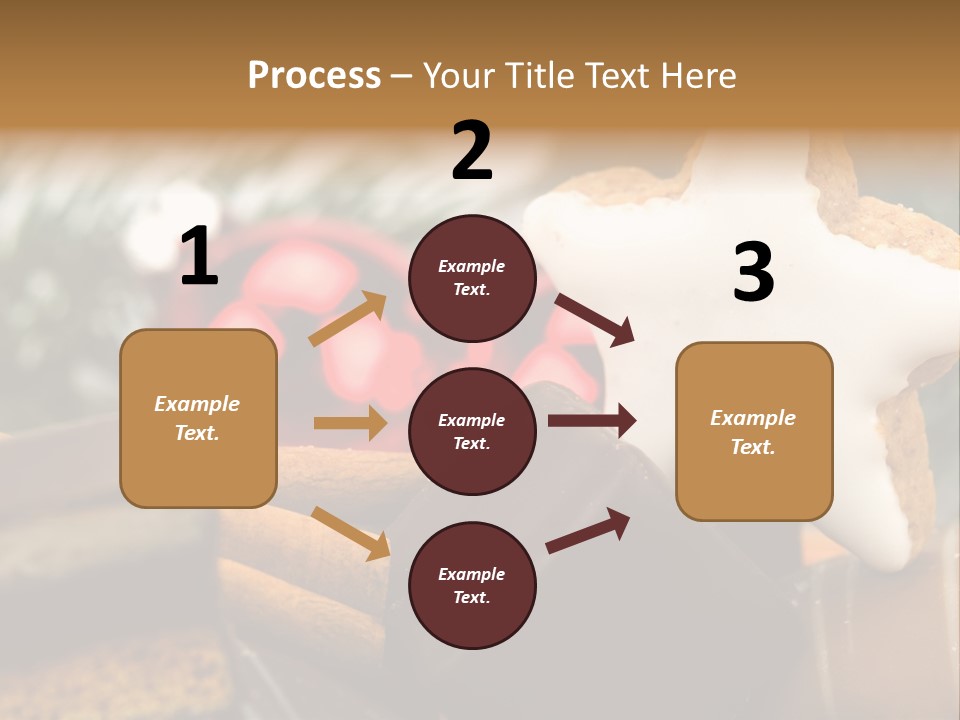 Dominostein Frohes Kekse PowerPoint Template