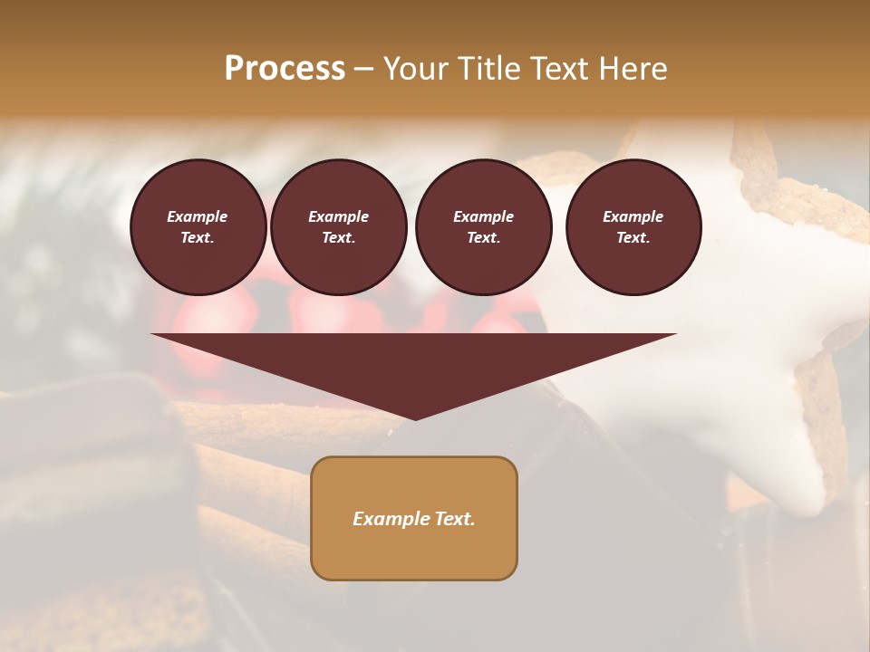 Dominostein Frohes Kekse PowerPoint Template