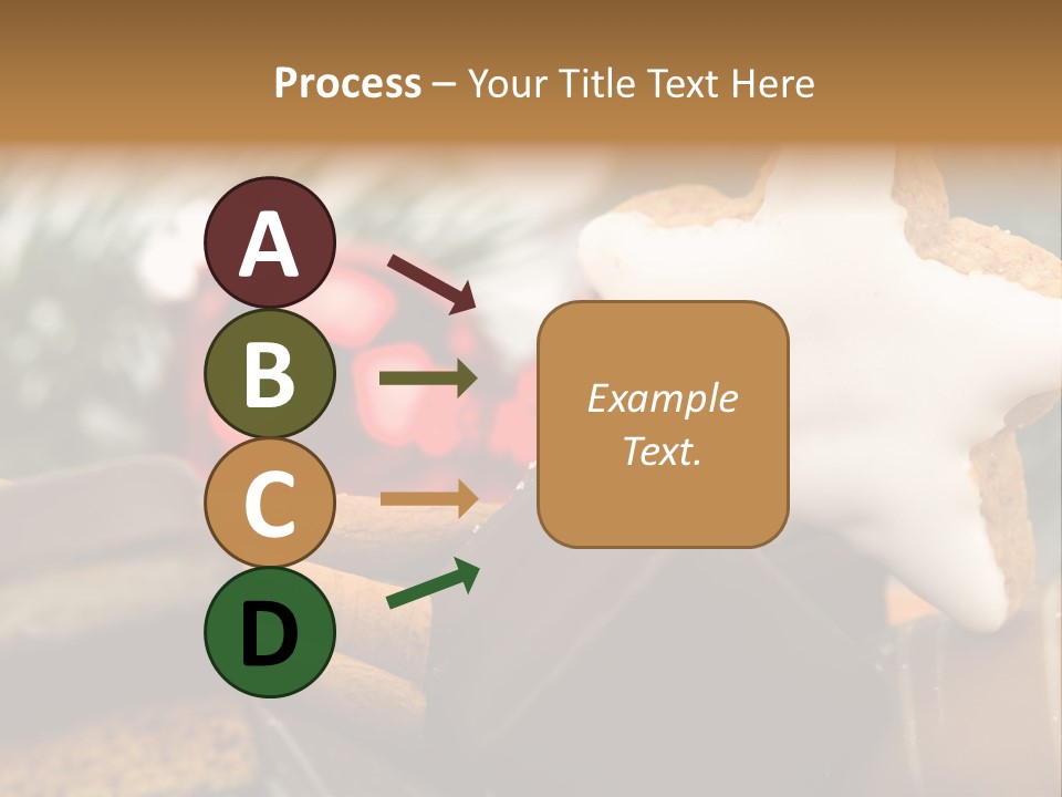 Dominostein Frohes Kekse PowerPoint Template