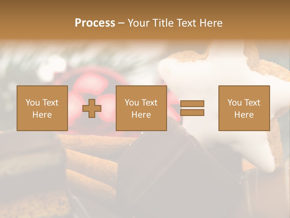 Dominostein Frohes Kekse PowerPoint Template