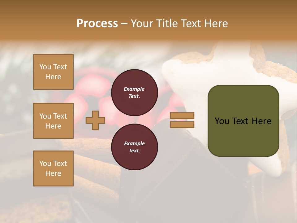 Dominostein Frohes Kekse PowerPoint Template