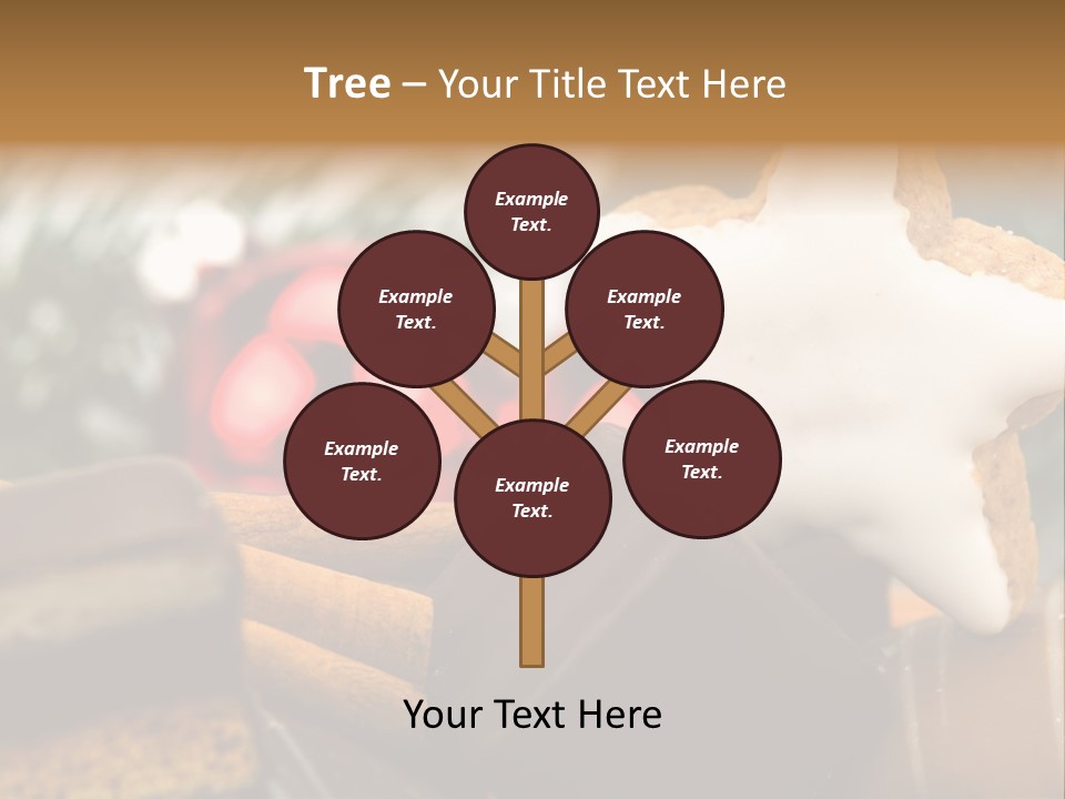 Dominostein Frohes Kekse PowerPoint Template