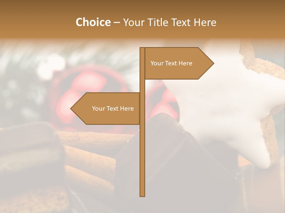 Dominostein Frohes Kekse PowerPoint Template