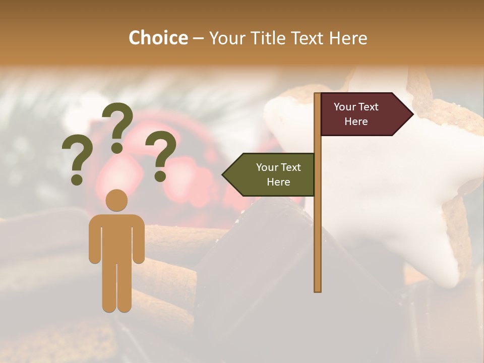 Dominostein Frohes Kekse PowerPoint Template