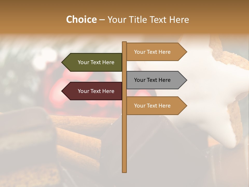 Dominostein Frohes Kekse PowerPoint Template