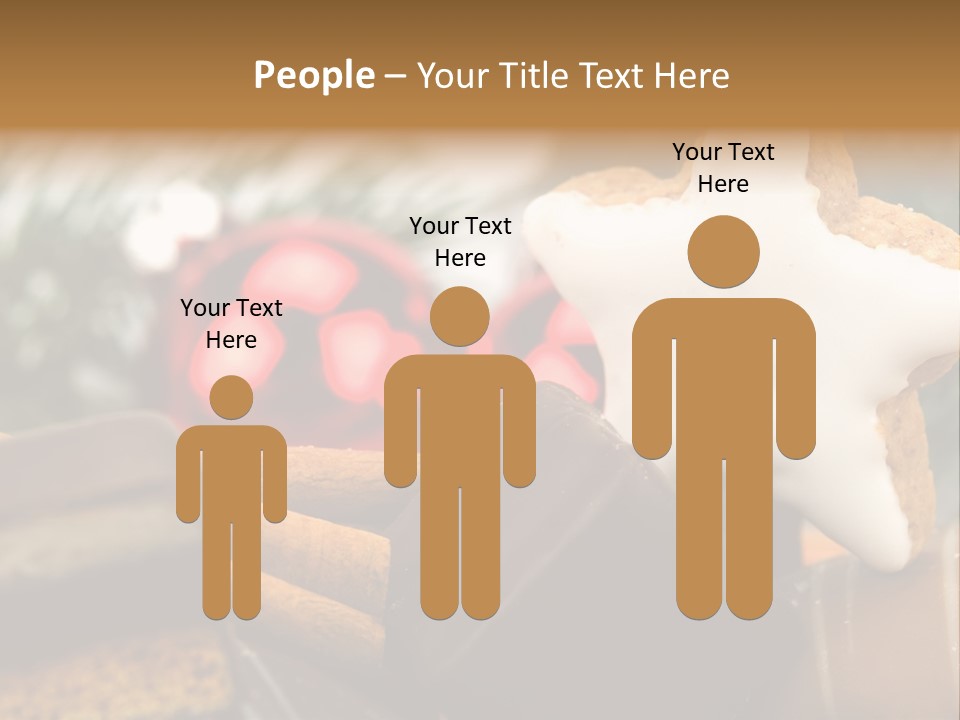 Dominostein Frohes Kekse PowerPoint Template