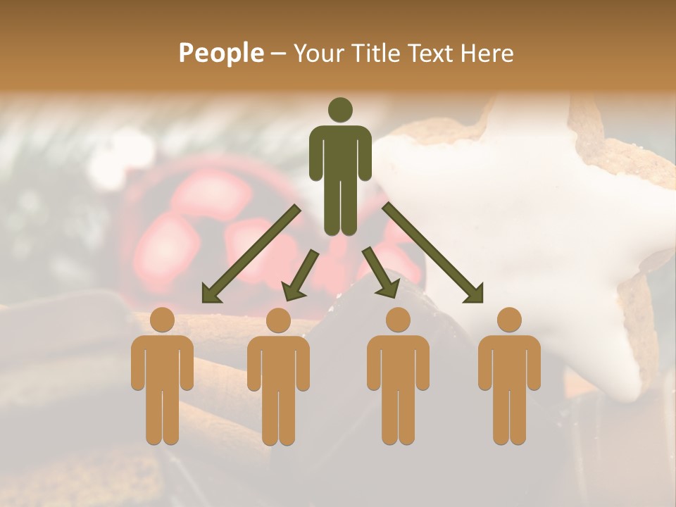 Dominostein Frohes Kekse PowerPoint Template