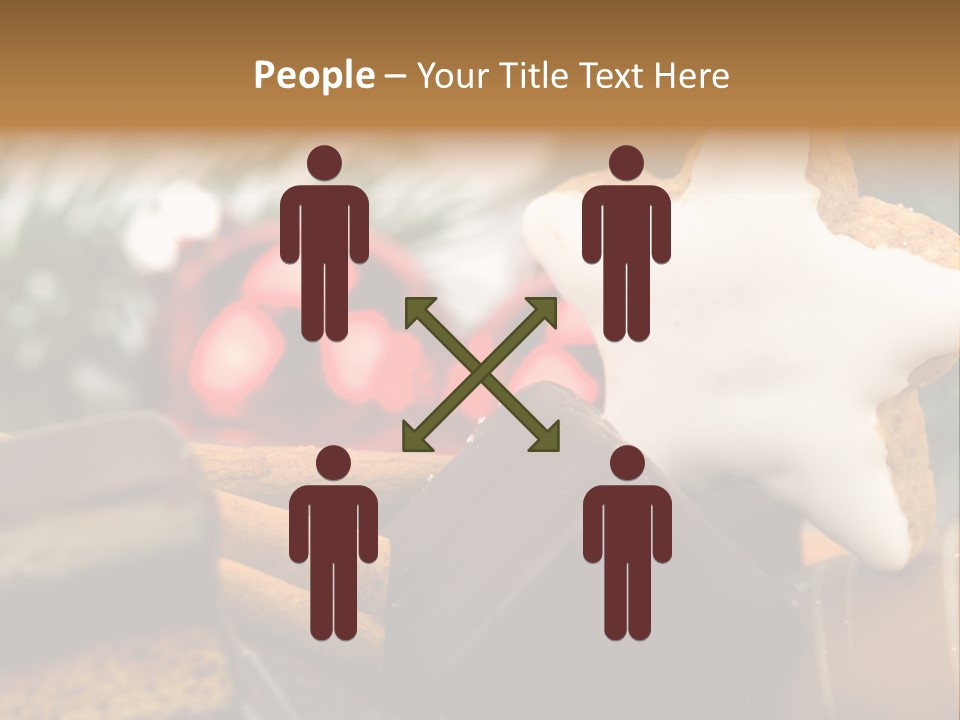 Dominostein Frohes Kekse PowerPoint Template