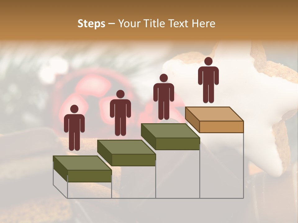 Dominostein Frohes Kekse PowerPoint Template