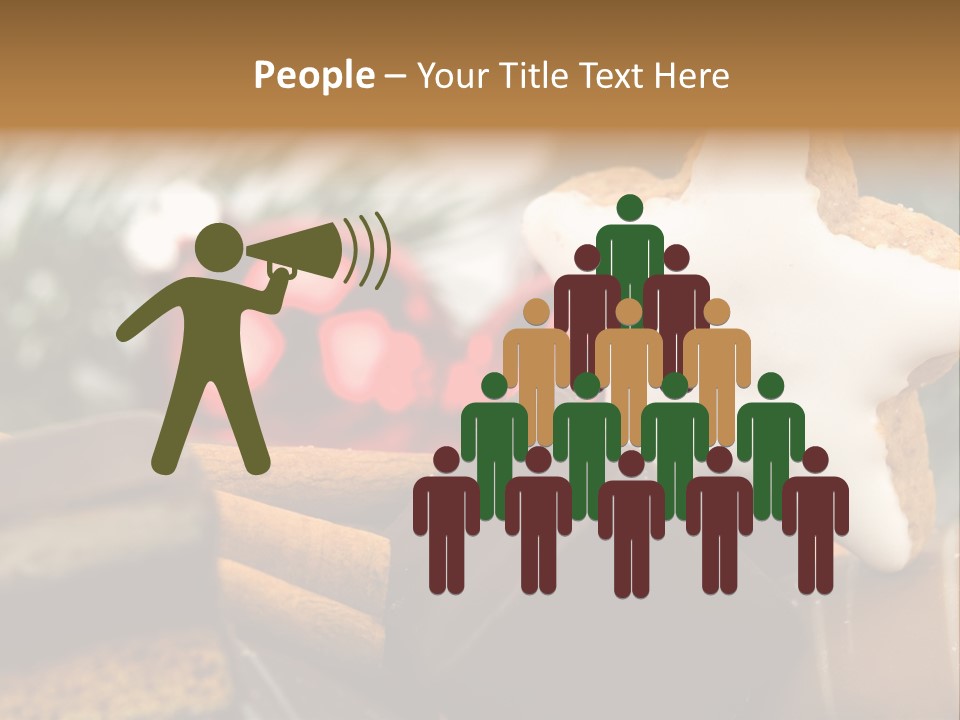 Dominostein Frohes Kekse PowerPoint Template