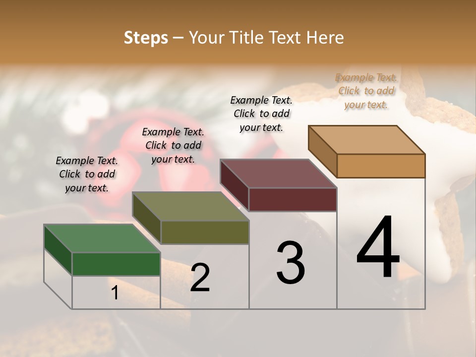 Dominostein Frohes Kekse PowerPoint Template