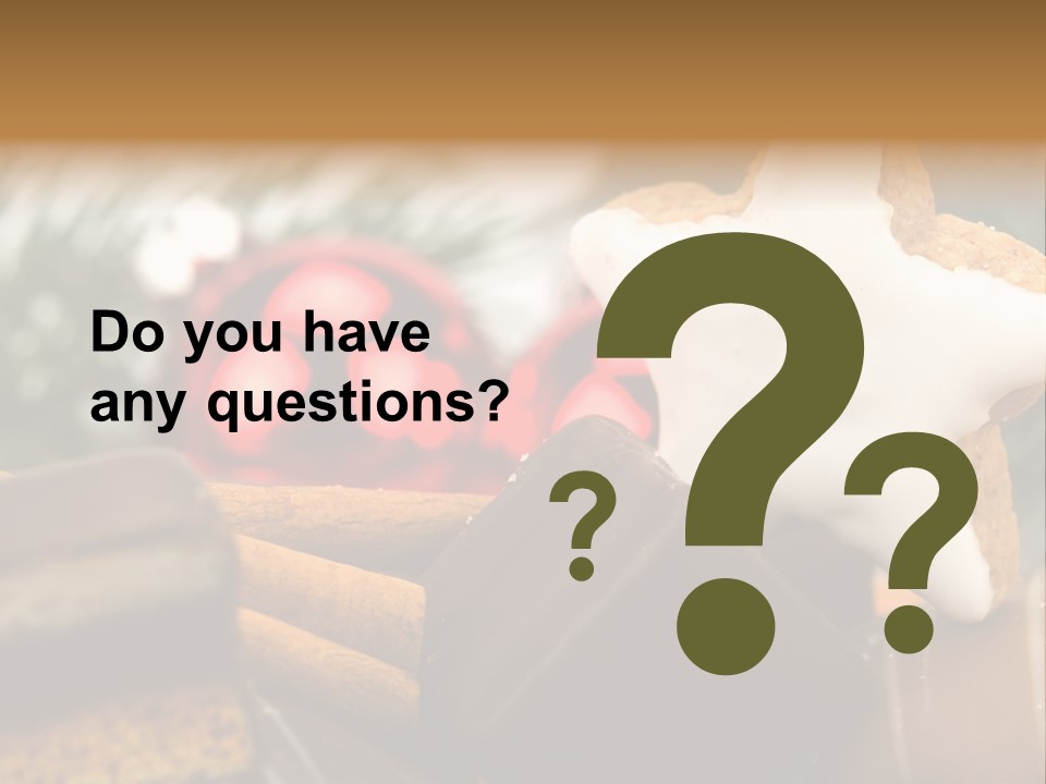 Dominostein Frohes Kekse PowerPoint Template