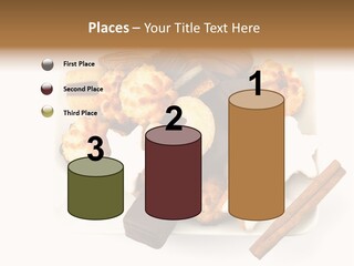 Dekoration Weihnachtskarte Makrone PowerPoint Template