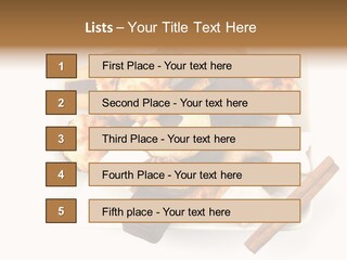 Dekoration Weihnachtskarte Makrone PowerPoint Template