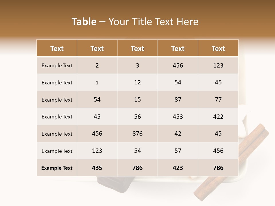 Dekoration Weihnachtskarte Makrone PowerPoint Template