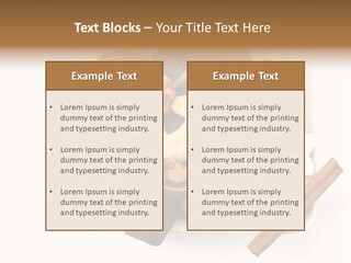 Dekoration Weihnachtskarte Makrone PowerPoint Template