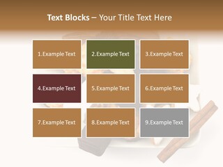 Dekoration Weihnachtskarte Makrone PowerPoint Template