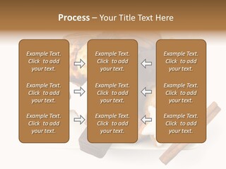 Dekoration Weihnachtskarte Makrone PowerPoint Template