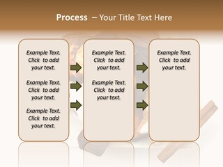 Dekoration Weihnachtskarte Makrone PowerPoint Template