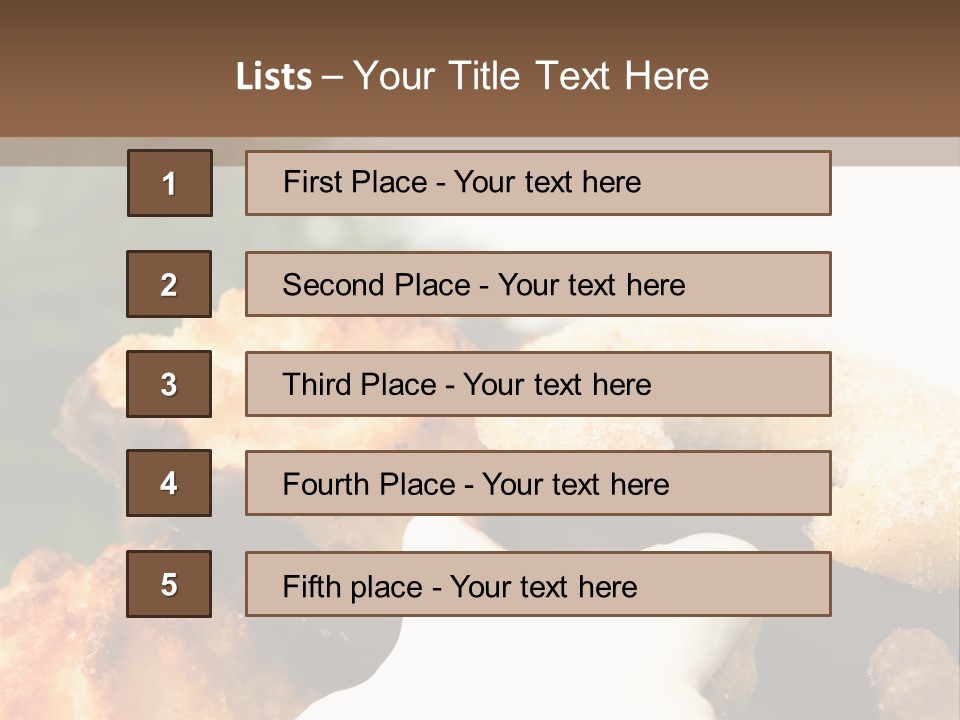 Backen Essen Kipferl PowerPoint Template