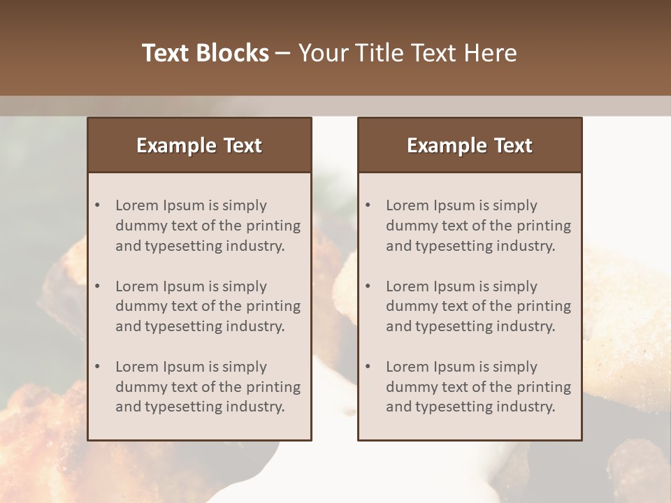 Backen Essen Kipferl PowerPoint Template