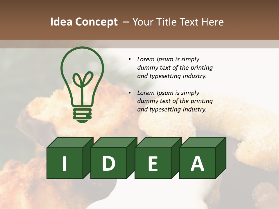 Backen Essen Kipferl PowerPoint Template