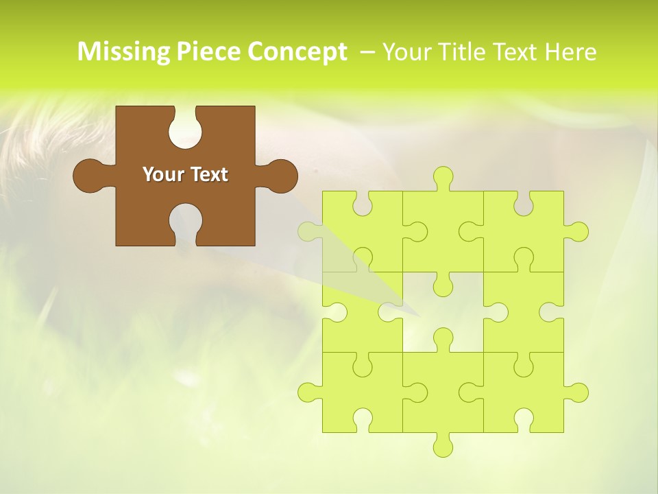 Girl Beautiful Tired PowerPoint Template