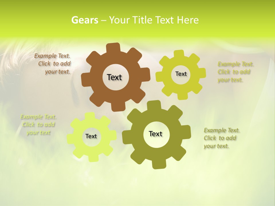 Girl Beautiful Tired PowerPoint Template