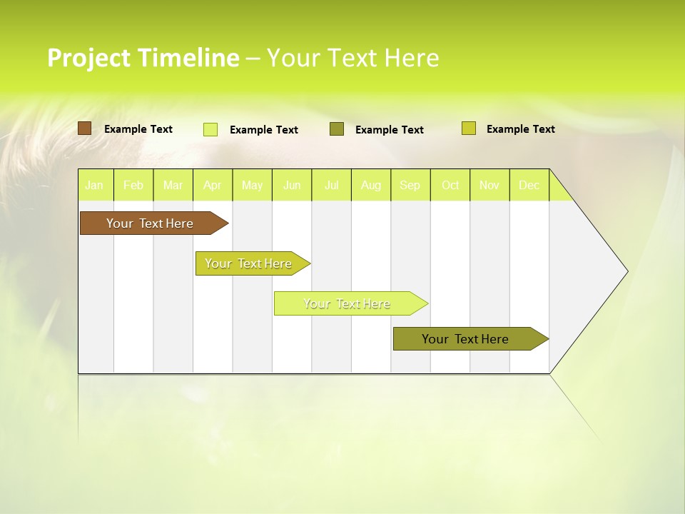 Girl Beautiful Tired PowerPoint Template