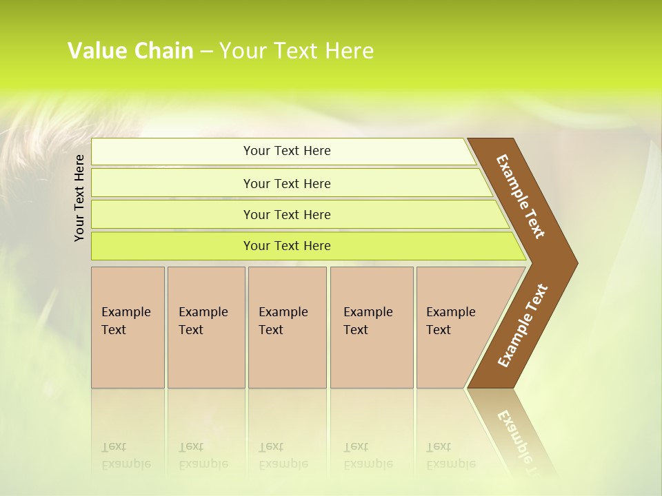 Girl Beautiful Tired PowerPoint Template