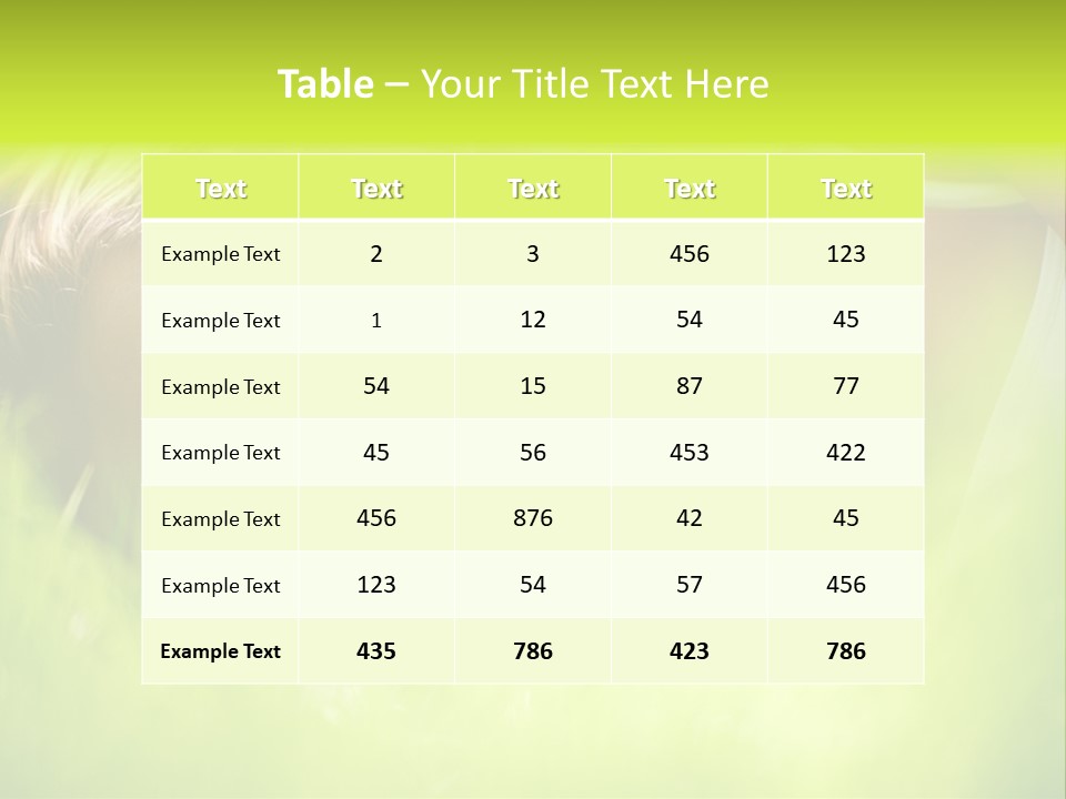 Girl Beautiful Tired PowerPoint Template