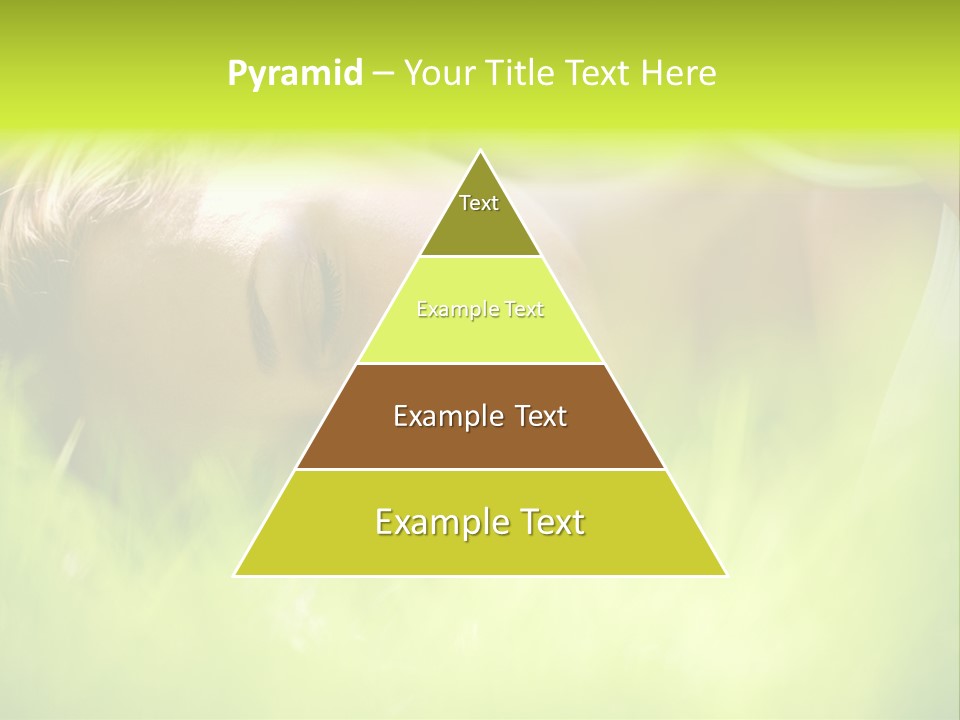 Girl Beautiful Tired PowerPoint Template