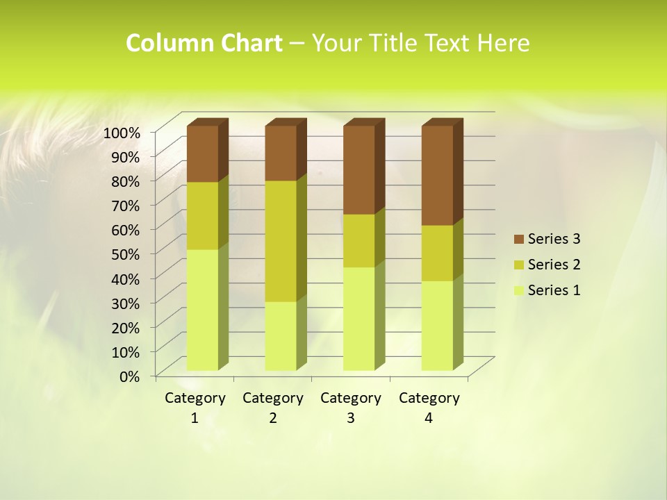 Girl Beautiful Tired PowerPoint Template