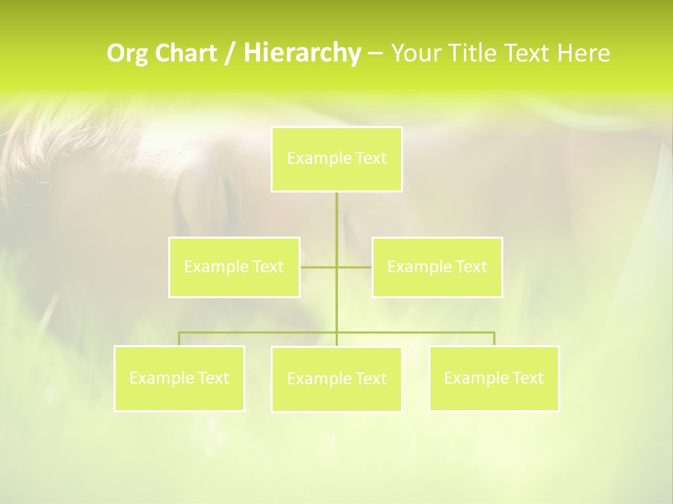 Girl Beautiful Tired PowerPoint Template