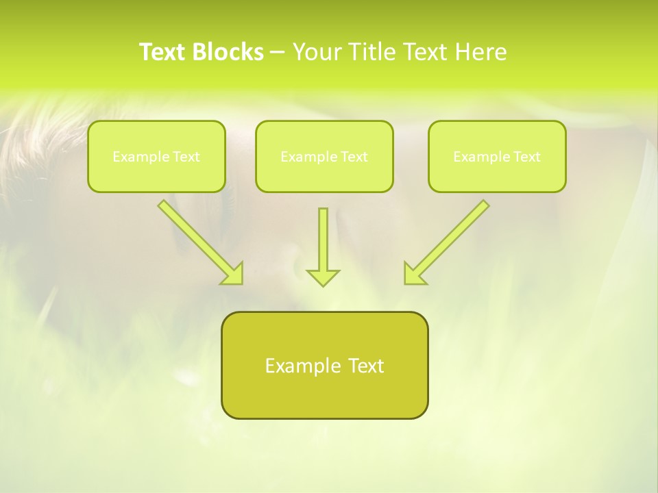 Girl Beautiful Tired PowerPoint Template