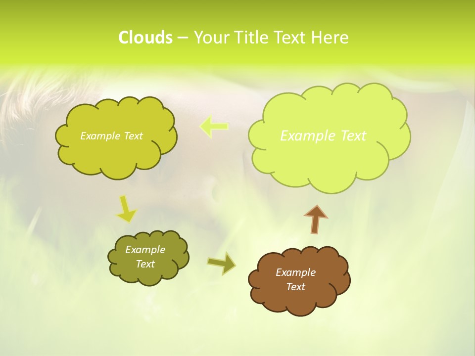 Girl Beautiful Tired PowerPoint Template