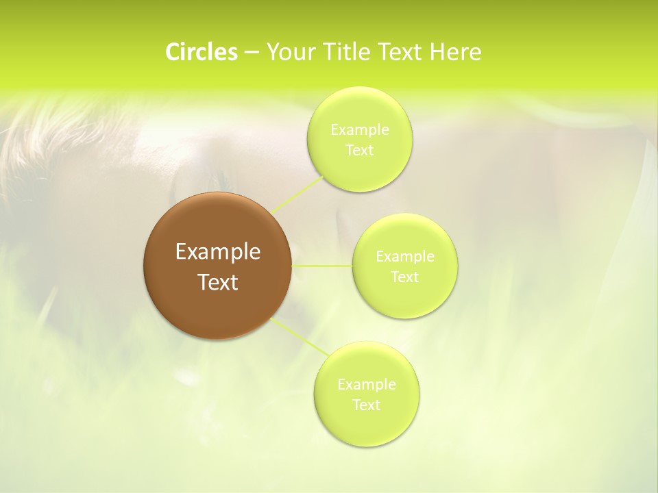 Girl Beautiful Tired PowerPoint Template