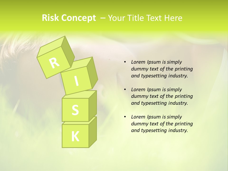 Girl Beautiful Tired PowerPoint Template