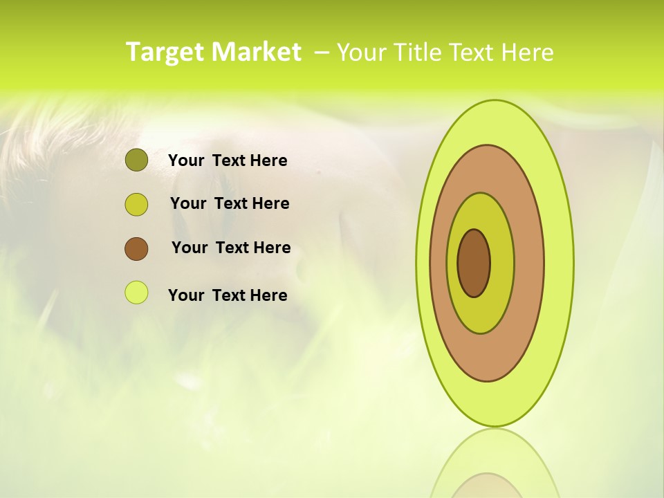 Girl Beautiful Tired PowerPoint Template