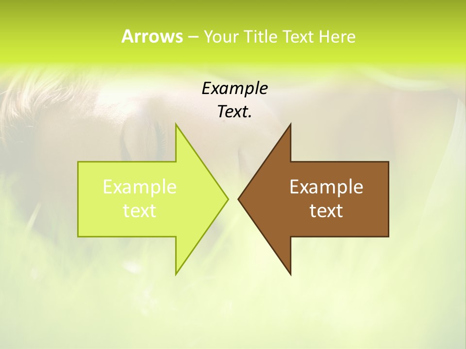 Girl Beautiful Tired PowerPoint Template