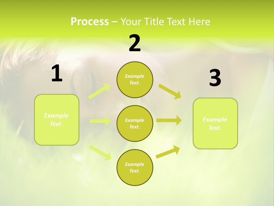 Girl Beautiful Tired PowerPoint Template