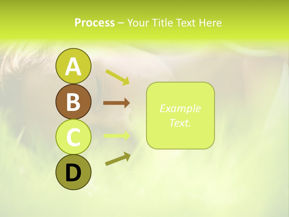 Girl Beautiful Tired PowerPoint Template