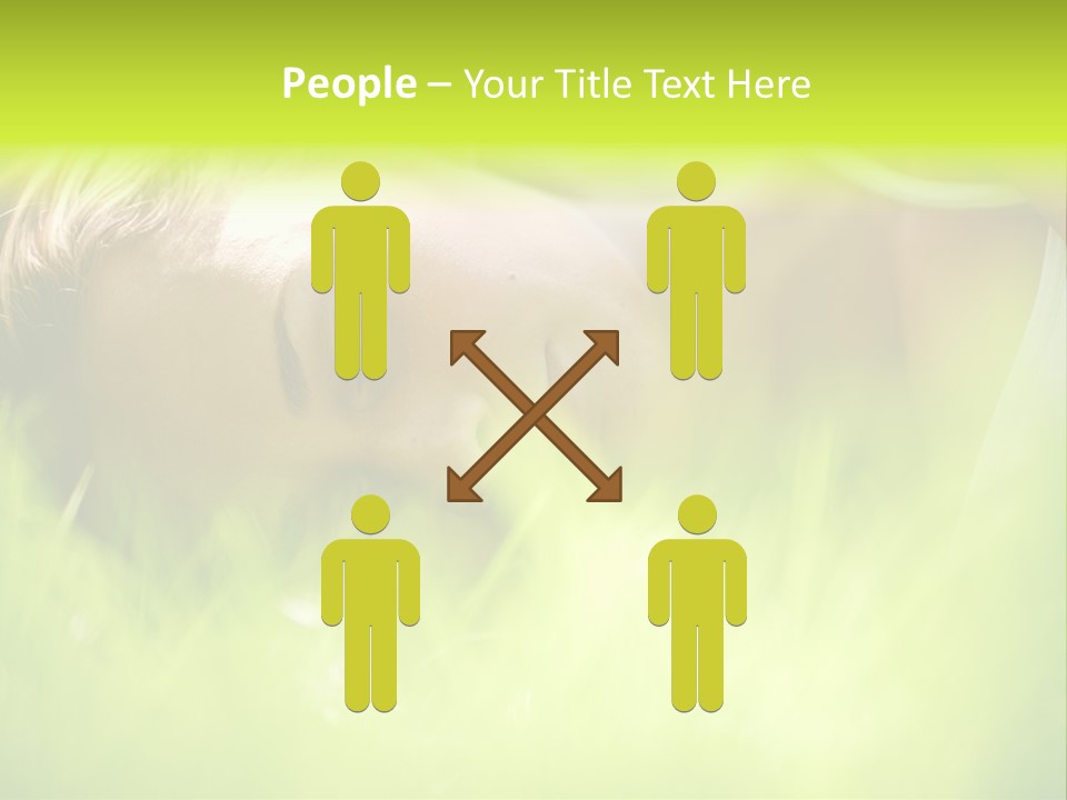 Girl Beautiful Tired PowerPoint Template