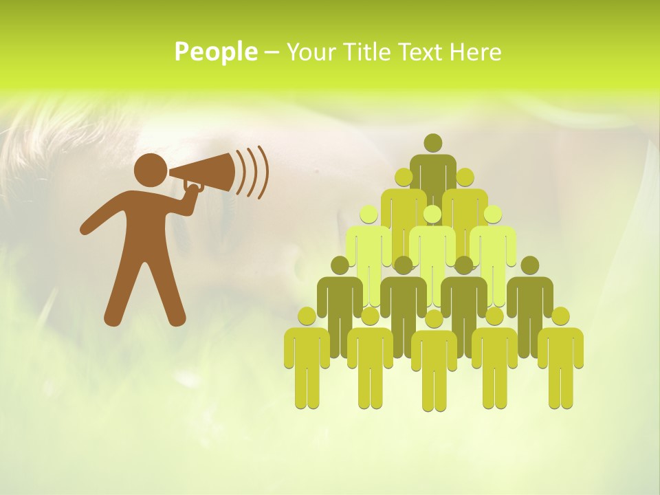 Girl Beautiful Tired PowerPoint Template