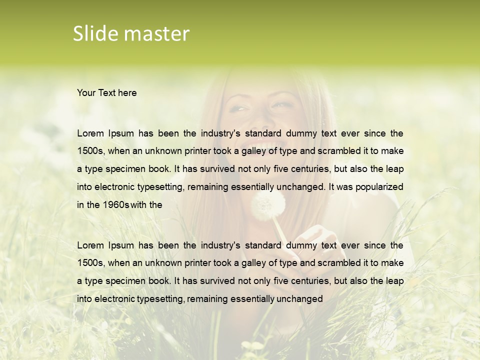 People Happiness  PowerPoint Template