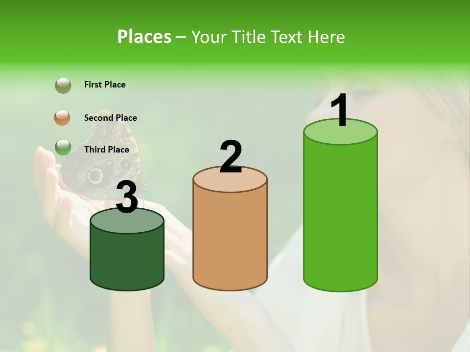 Cute Free Woman PowerPoint Template