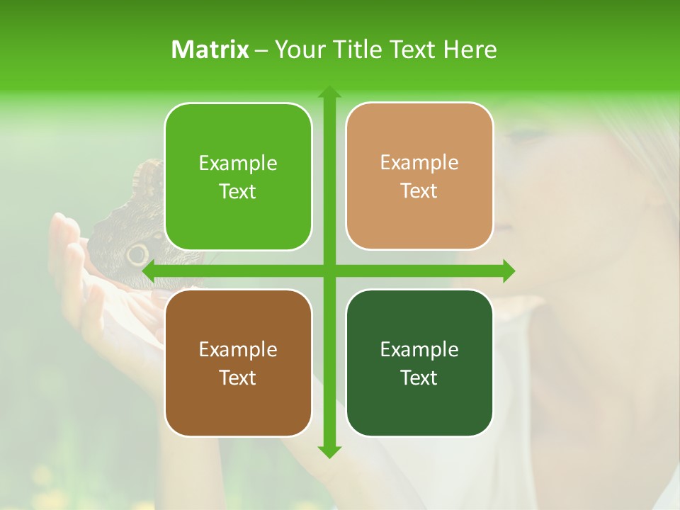 Cute Free Woman PowerPoint Template