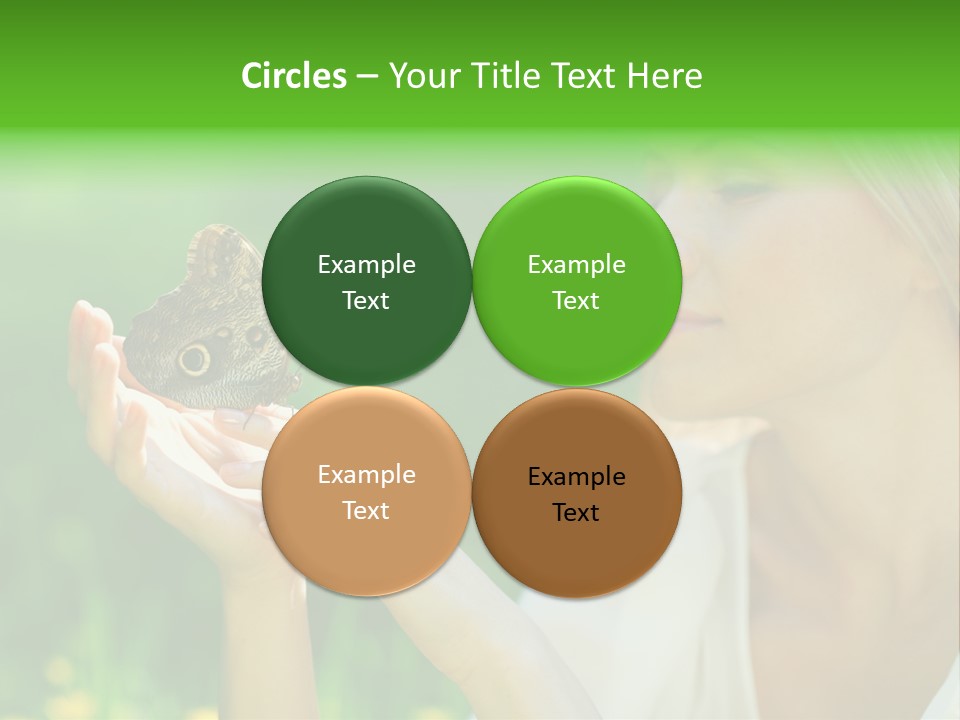 Cute Free Woman PowerPoint Template